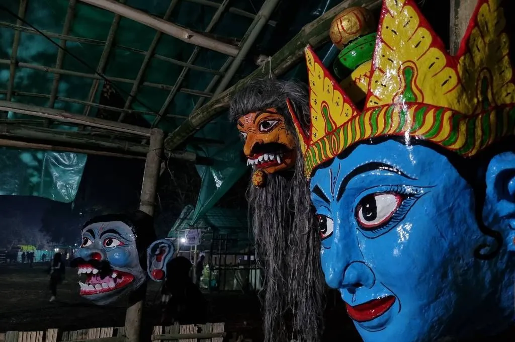 mask making in majuli